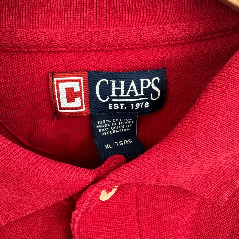 Chaps Ralph Lauren Cropped Polo - Picture 3 of 5